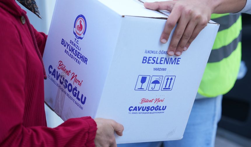 Beslenme yardımı binlerce öğrenciye ulaştı