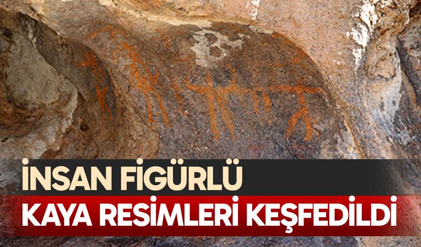 İnsan figürlü kaya resimleri keşfedildi