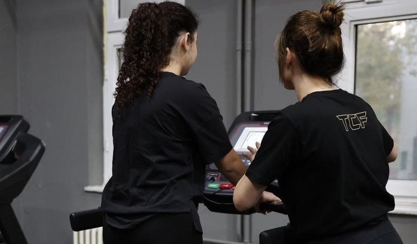 Denizli Kız Öğrenci Yurtlarında fitness salonu hizmete girdi