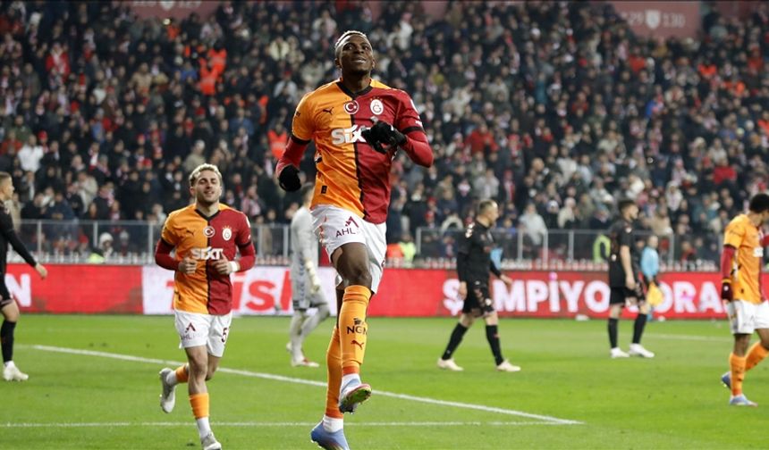 Lider Galatasaray, Süper Lig'de yarın Samsunspor'u ağırlayacak