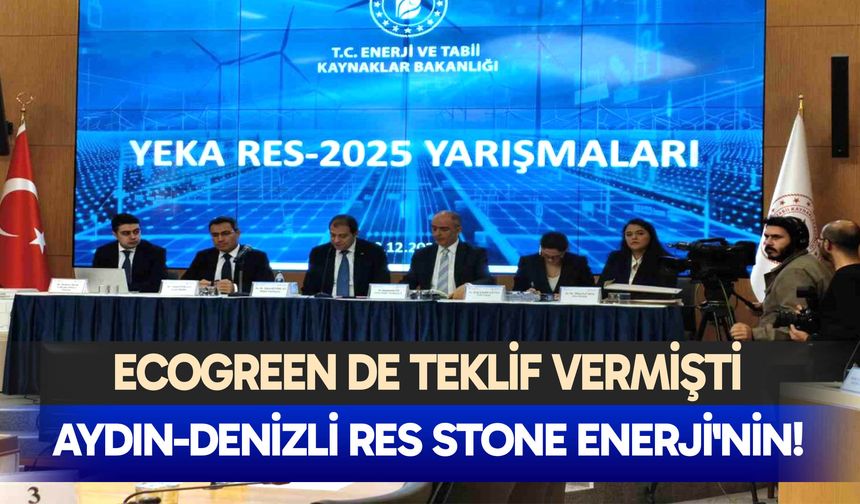 ECOGREEN de teklif vermişti