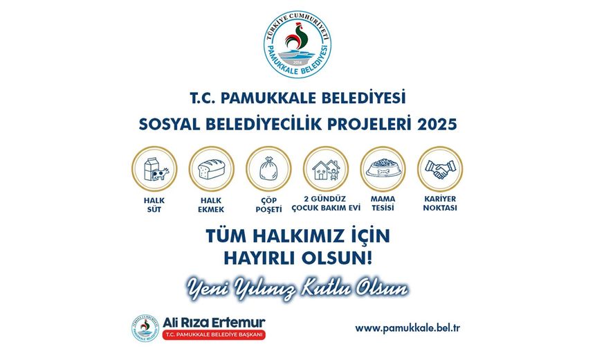 Resmi Reklam - Pamukkale Belediyesi Projeler - 24 Aralık 2025