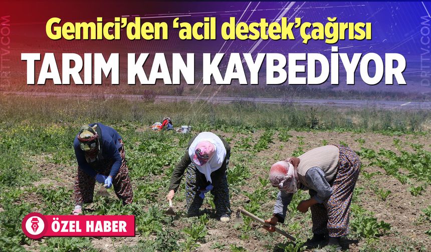 Başkan Gemici’den çağrı; “Çiftçi için yapılandırma şart”