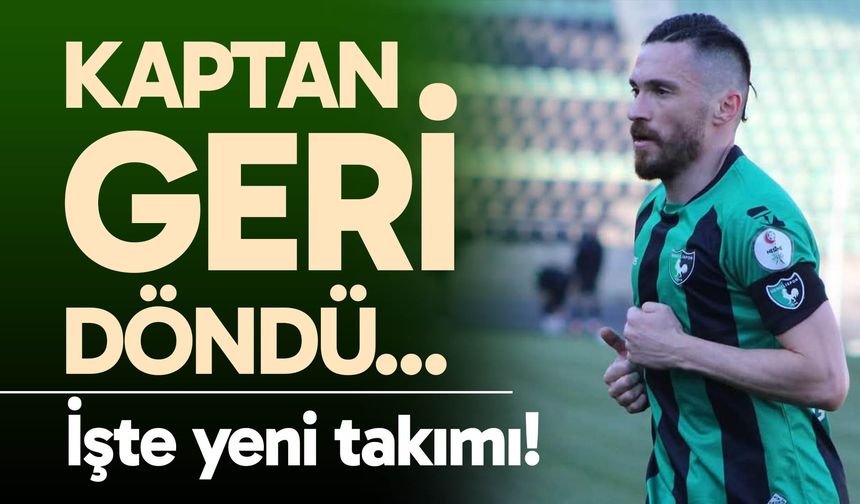 Kaptan Gökhan Süzen geri döndü! İşte yeni takımı…