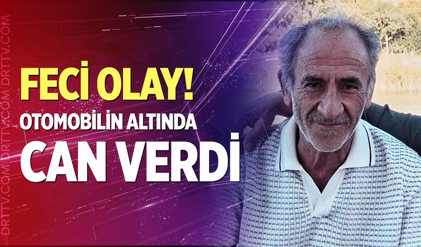 Denizli Tavas'ta feci kaza! Otomobilin altında can verdi...