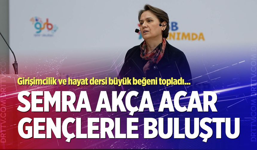 Semra Akça Acar, Tematik Kış Kampı’nda gençlerle buluştu