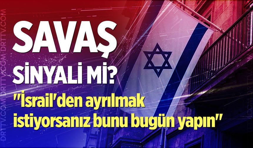 ABD'nin İsrail Büyükelçiliğinden personele: "Gitmek istiyorsanız bunu bugün yapın"