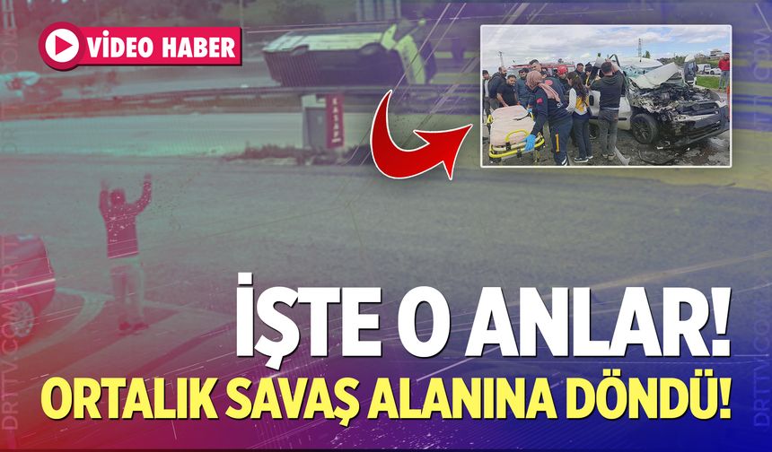 Antalya'da feci kaza, o anlar kamerada! Çok sayıda yaralı var...