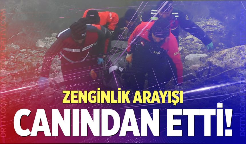 Aydın'da define ararken canında oldu! Dinamit patladı, uçurumdan atıldı iddiası...