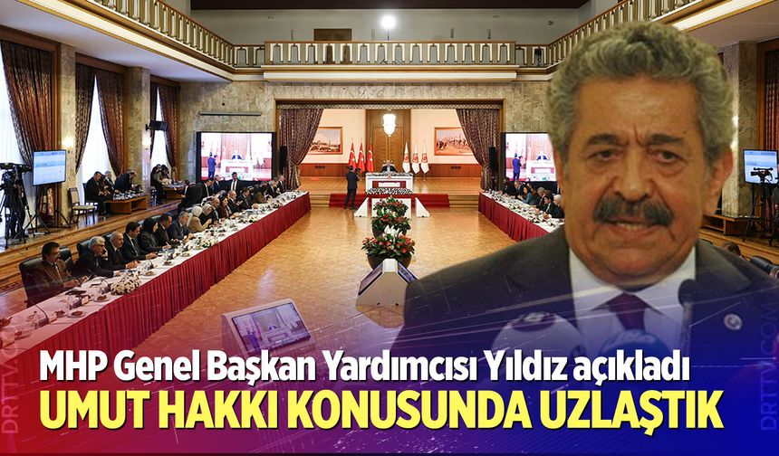 MHP'li Feti Yıldız: Umut hakkı konusunda uzlaştık