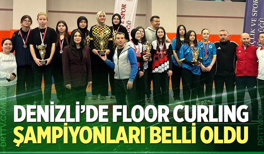 Denizli’de Floor Curling şampiyonları belli oldu