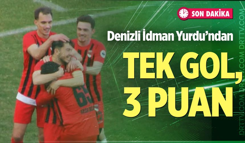 Denizli İdman Yurdu Afyonspor’u tek golle geçti!