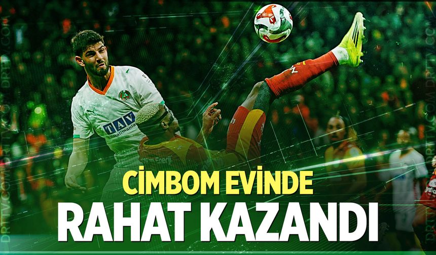 Galatasaray evinde rahat kazandı! Galatasaray: 3 - Corendon Alanyaspor: 1