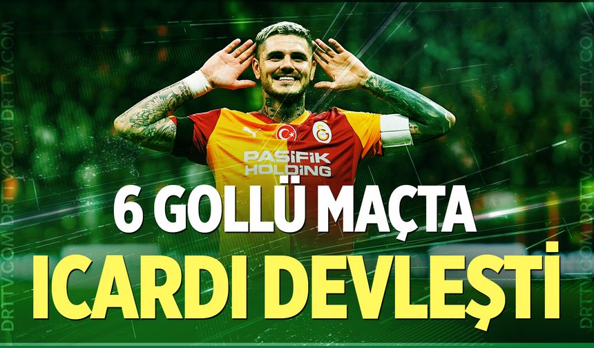Galatasaray sahasında Icardi ile devleşti! Eyüpspor'u 5-1 yendi...