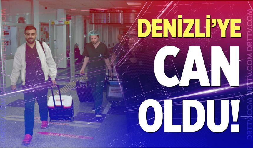 Manisa'da beyin ölümü gerçekleşen babanın organları Denizli ve İzmir'e can oldu...