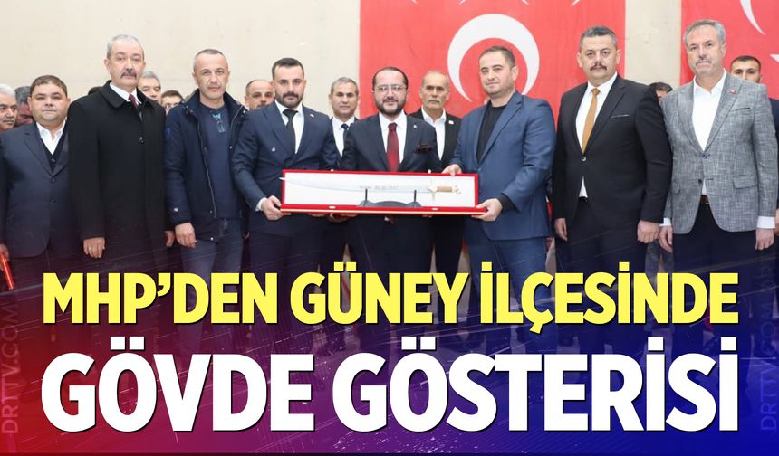 MHP’den Güney ilçesinde gövde gösterisi
