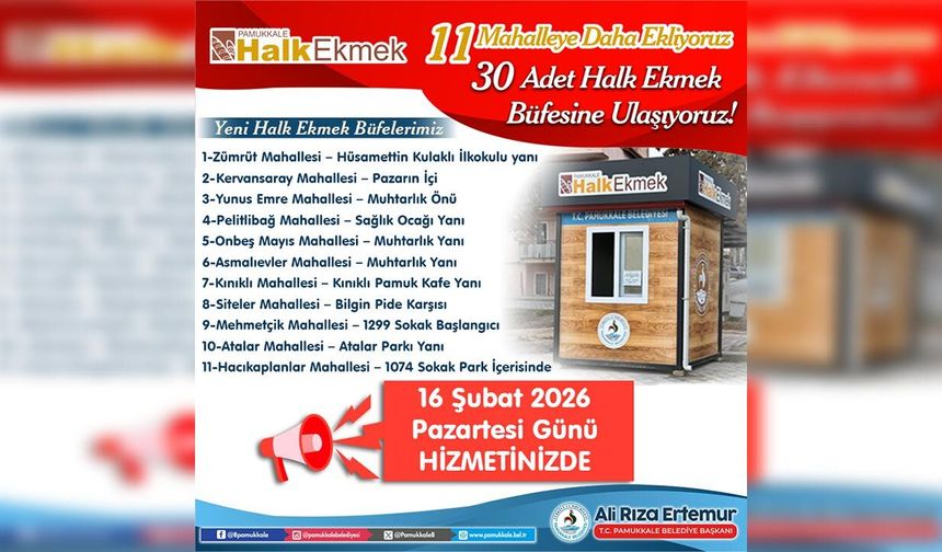 Pamukkale Belediyesi Açılış - Resmi Reklam - 15 ve 16 Şubat 2026