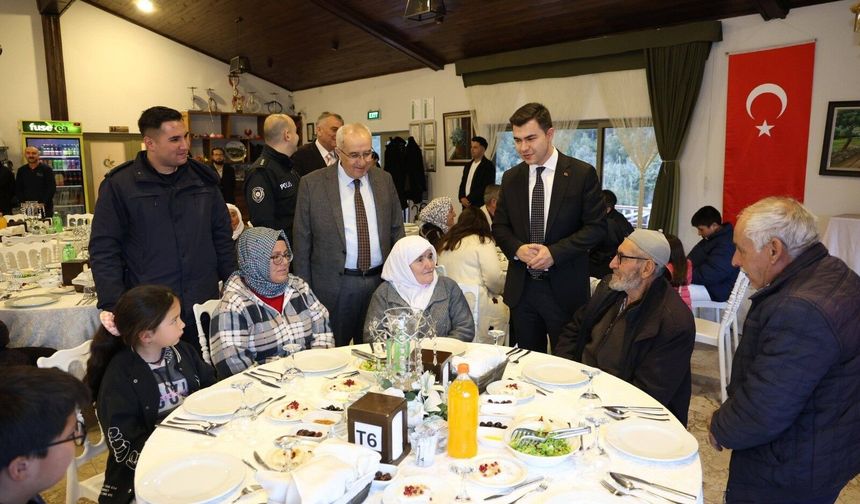 Çameli protokolü şehit ve gazi aileleriyle iftar sofrasında buluştu