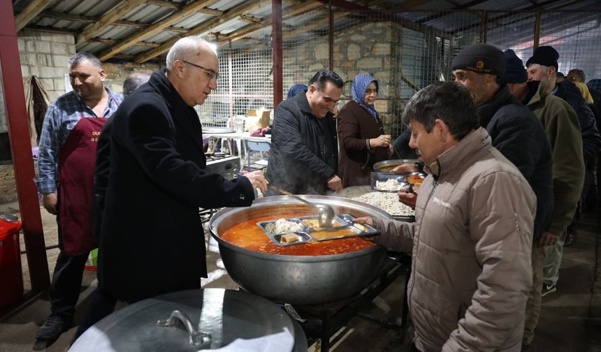 Çameli'nin gönül sofrası Kolak Mahallesi'nde kuruldu