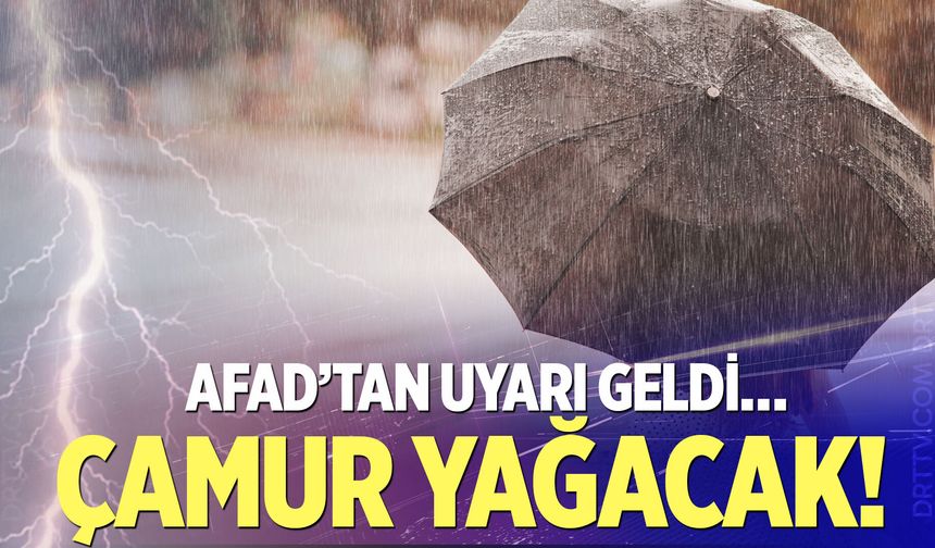AFAD’tan Denizli’ye çamur yağmuru uyarısı…