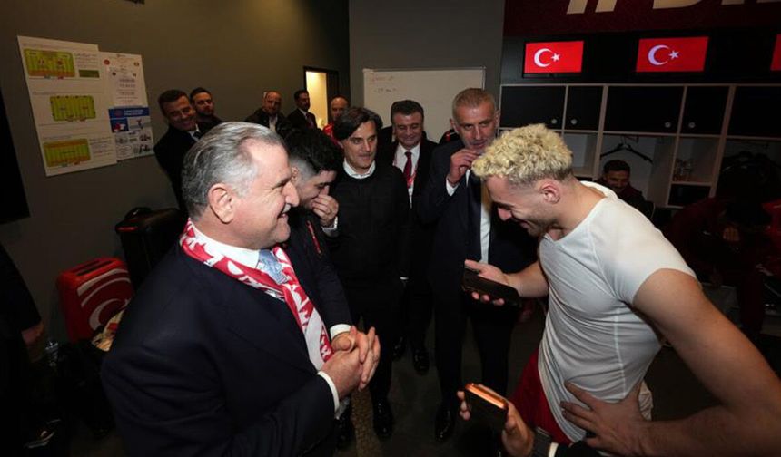 Cumhurbaşkanı Erdoğan, A Milli Futbol Takımı’nı tebrik etti