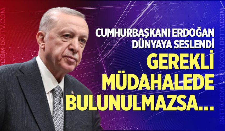Cumhurbaşkanı Erdoğan'dan İran mesajı