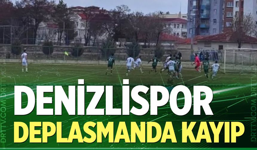 Denizlispor deplasmanda kayıp