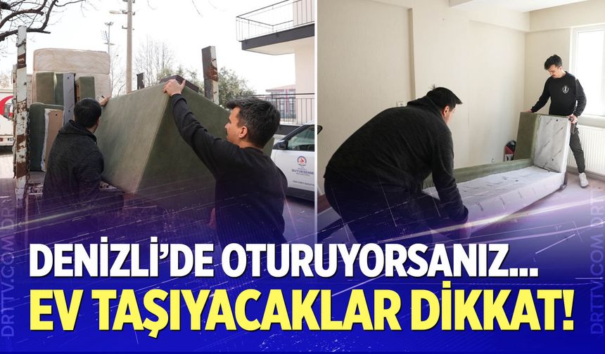 Denizli'de ev taşıyana 10 Bin TL’lik destek