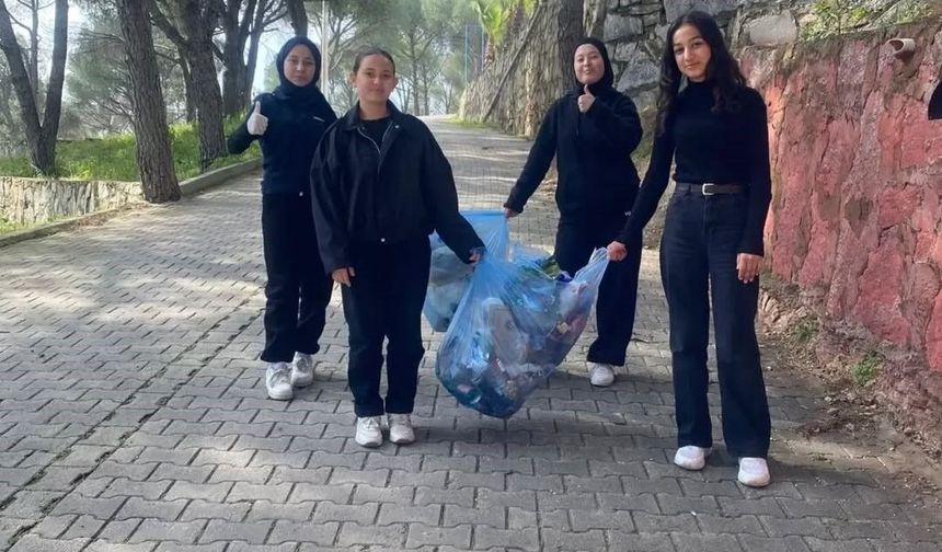 Öğrenciler doğaya sahip çıktı