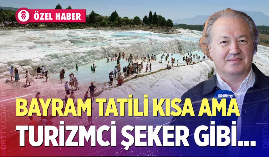 Ramazan Bayramı, Pamukkale’de turizmcilerin yüzünü güldürdü