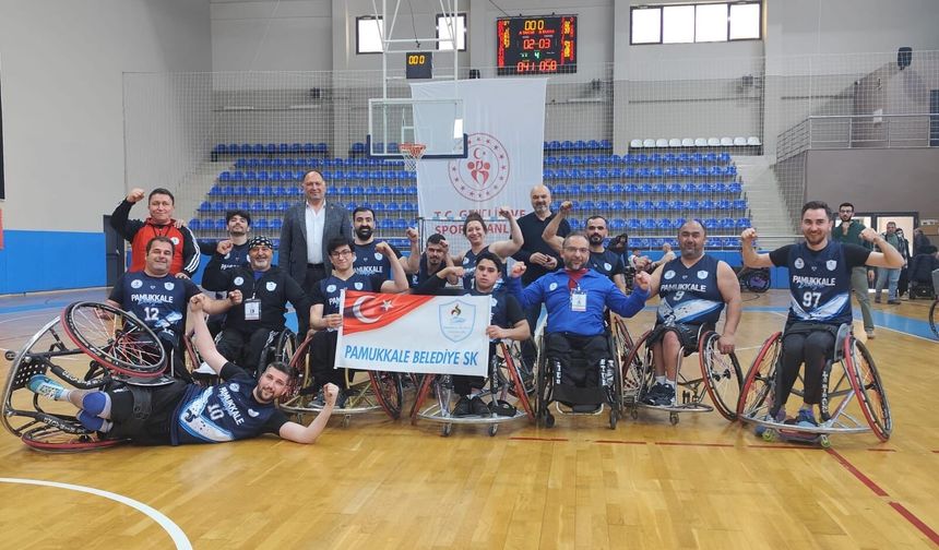 Pamukkale’nin “Engelsiz yürekleri” liderliğe yükseldi