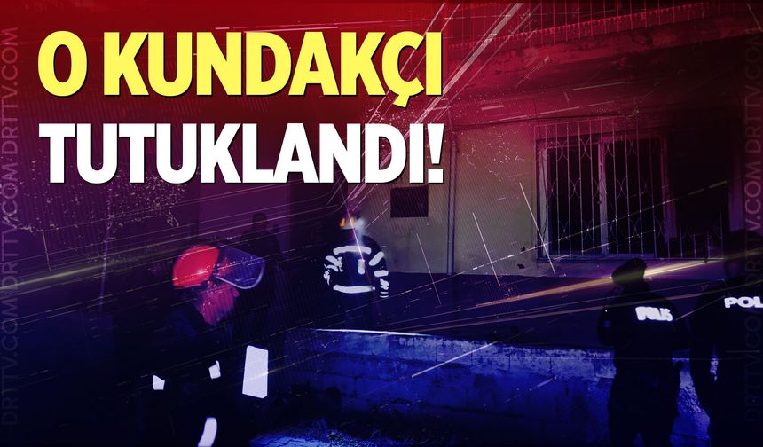 Denizli'de boş evi yaktığı iddia edilen kundakçı tutuklandı!