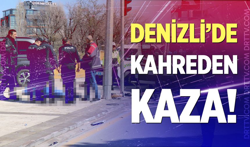 Denizli'de kahreden kaza! Ekmek arabasının çarptığı motosikletli hayatını kaybetti...