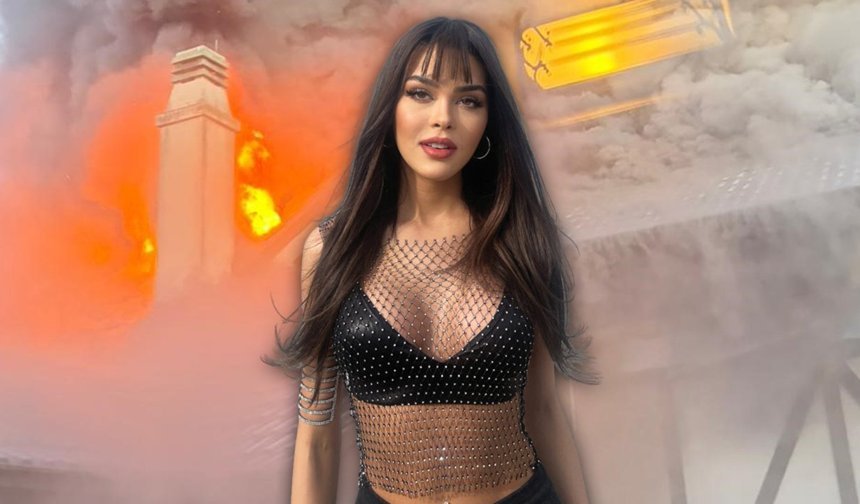 Oyuncu Aslıhan Karalar ölümden döndü: Lüks villada yangın!