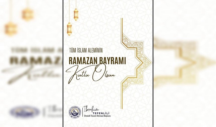 Resmi Reklam - DTB Ramazan Bayramı - 19 Mart 2026