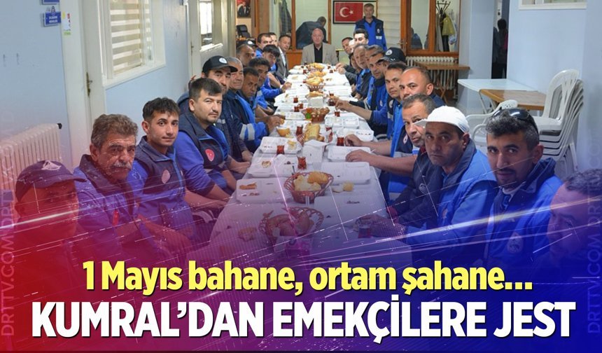 Başkan Kumral, 1 Mayıs öncesi personelle kahvaltıda buluştu