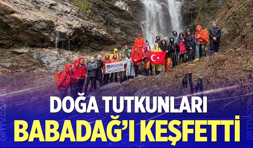 Doğa tutkunları Babadağ’ı keşfetti