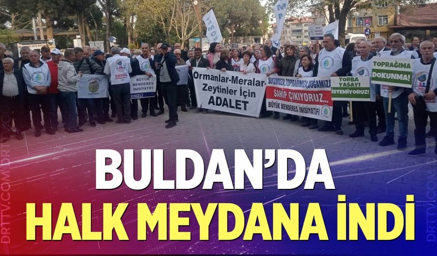 Buldan’da maden arama çalışmalarına protesto
