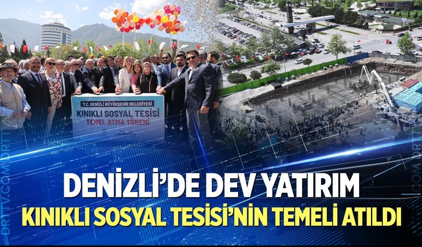 Kınıklı Sosyal Tesisi’nin temeli atıldı