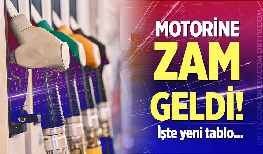 Motorine ÖTV zammı geldi!
