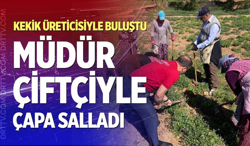 İl Müdürü Zayim, kekik üreticileriyle buluştu