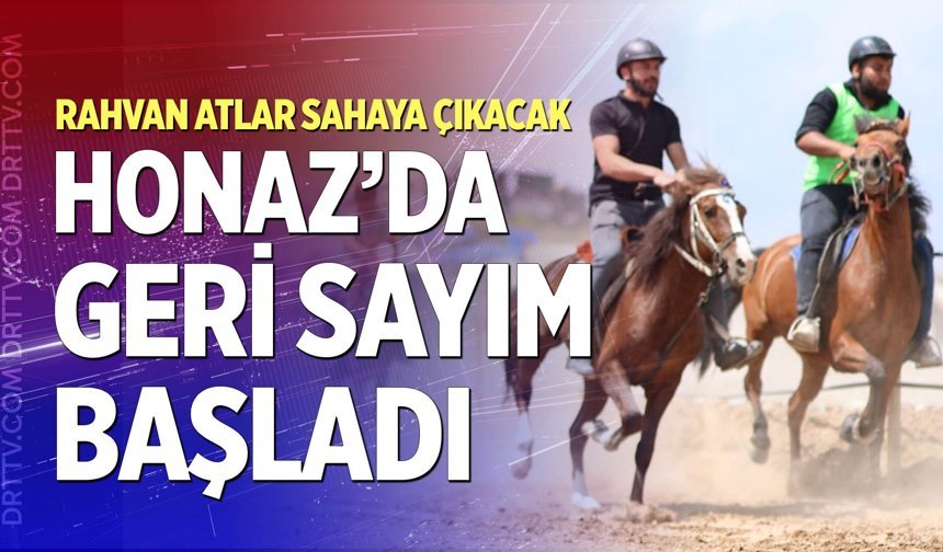 Honaz’da rahvan at yarışları için geri sayım başladı