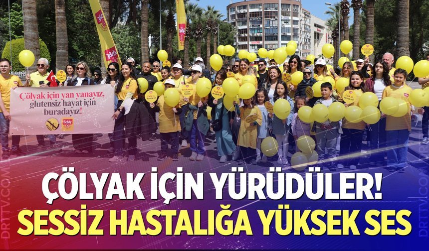 Çölyak için yürüdüler!