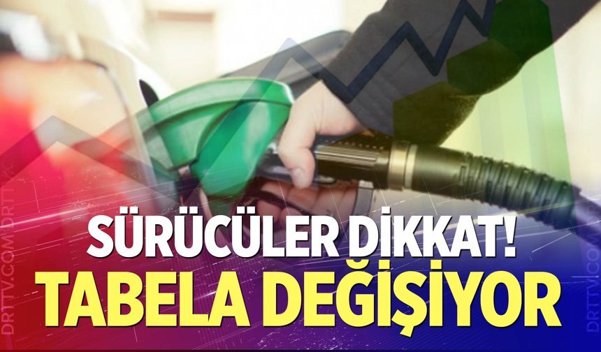 Akaryakıtta tabela değişiyor