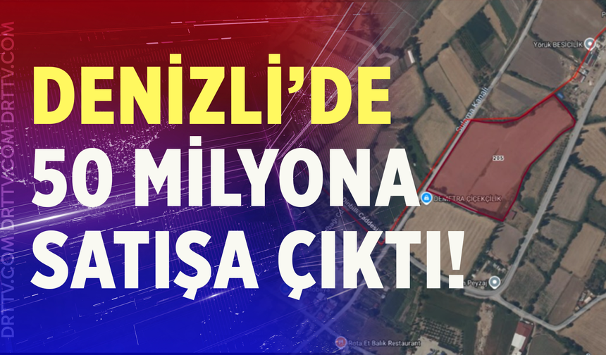 Pamukkale Kayhan Mahallesi’nde Dev Arazi İhaleye Çıkıyor
