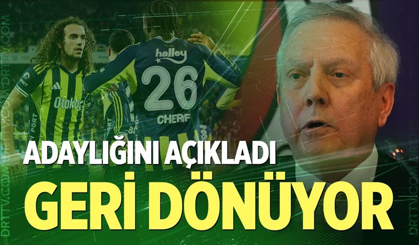 Aziz Yıldırım, Fenerbahçe başkanlığına adaylığını açıkladı