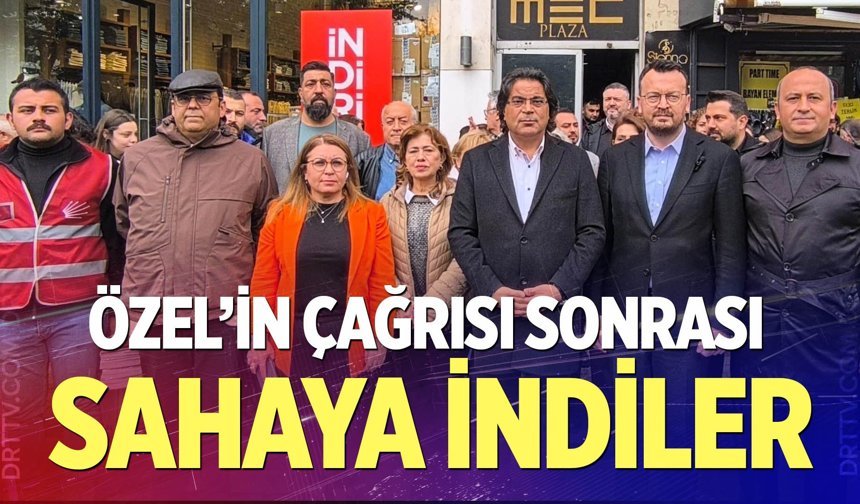 CHP Denizli'de sahaya indi! Esnaf ve vatandaşla görüştüler
