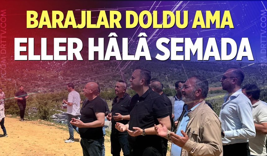 Denizli’de 4 ilçede binlerce kişi yağmur duasına çıktı