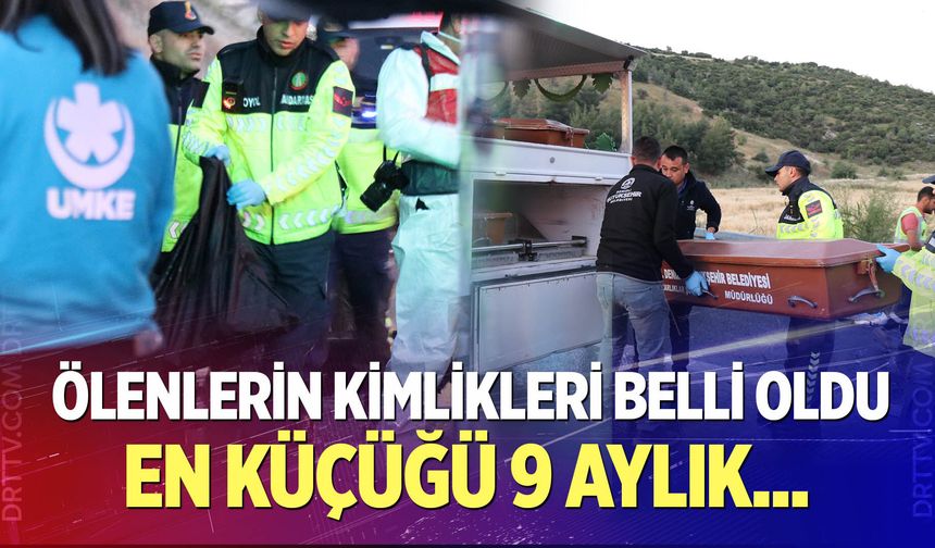 Denizli'deki otobüs kazasında ölenlerin kimlikleri belli oldu