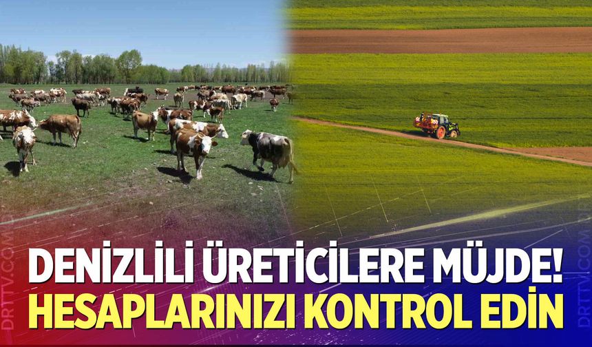Denizlili üreticilere müjde!